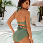 🩱2025 Vânzare la cald 💖- Modest set de bikini cu talie înaltă