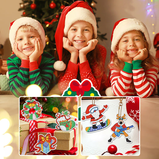 Crăciun pictură autocolant set🎄Crăciun cadouri pentru copii🎅
