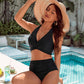 🩱2025 Vânzare la cald 💖- Modest set de bikini cu talie înaltă