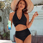 🩱2025 Vânzare la cald 💖- Modest set de bikini cu talie înaltă