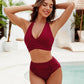 🩱2025 Vânzare la cald 💖- Modest set de bikini cu talie înaltă