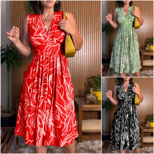 👗 Rochie femei cu decolteu V și talie marcată | Silueta feminină | Purtare elegantă