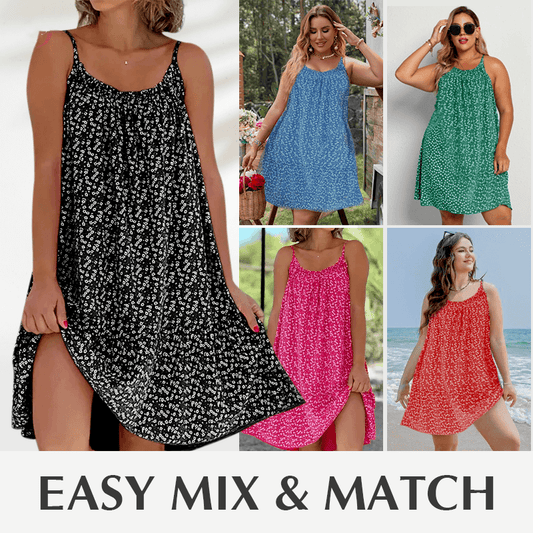🏝️ 2025 rochie florală aerisită și lejeră