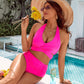 🩱2025 Vânzare la cald 💖- Modest set de bikini cu talie înaltă