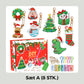Crăciun pictură autocolant set🎄Crăciun cadouri pentru copii🎅