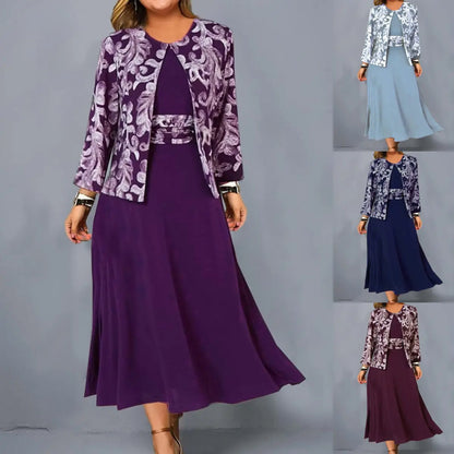 Noua rochie fără mâneci rochie imprimată sacou scurt moda costum casual