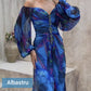 👗 Rochie Fără Bretele cu Detalii Plisate 🌟 | Fantă Laterală & Mâneci Lungi | Model Slimming