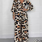 ✨【M-4XL】🔥Salopeta cu decolteu în V cu imprimeu leopard😍💖🌷