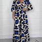 ✨【M-4XL】🔥Salopeta cu decolteu în V cu imprimeu leopard😍💖🌷