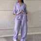 💕 Set lejer cu pantaloni evazați și cordon în talie 👖