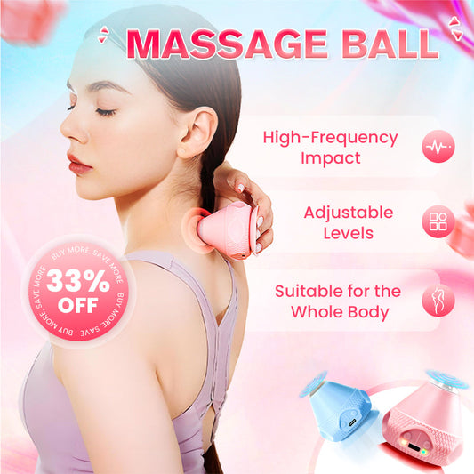 🔥Electric Adsorption Type Vibrating Hot Compress Fascia Ball Massager