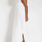 🎁Femei Casual culoare solidă Halter fără mâneci rochie de lenjerie李如意