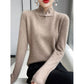 Iarna jumătate turtleneck retro cataramă pulover tricotate pulover🥰
