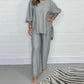 🎉Femei cu mânecă lungă înaltă Waisted Wide Leg Suit Pants 🔥杨薇可