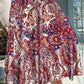 👗 Fustă Feminină cu Talie Înaltă 🌸 | Imprimat Floral | Material Fluide | Mărimi M-2XL