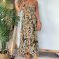 👗Spaghetti Strap Floral Dresses