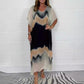 🔥49% Off✨Femeie confortabilă Casual Chiffon Dip Dye Dress