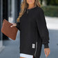 Lung maneca pulover fermoar fantă Casual Sweatshirt rochie🙋‍♀️transport gratuit🥰
