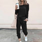 ✨Nouă sosire✨Frumoasă ținută din două piese pentru femei: Top + Pantaloni