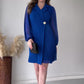 👗Rochie Define pentru femei cu talie plisată și guler evazat