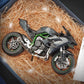 1:9 H2R/H2 Model de motocicletă din aliaj🏍️