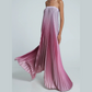 💖 Rochie de seară plisată ombre, fără bretele