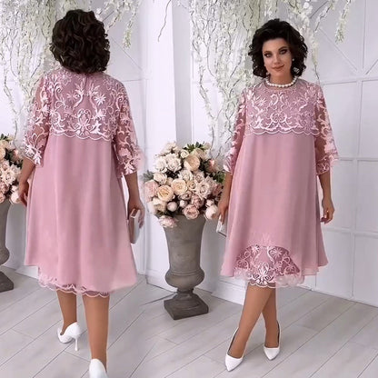 😍 Rochie din dantelă stratificată Sheer Breeze👗