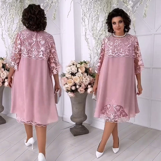 😍 Rochie din dantelă stratificată Sheer Breeze👗