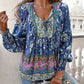 💖VÂNZARE ÎN ULTIMA ZI 50% REDUCERE💖Moda femeilor imprimate v-Neck Long Sleeve Shirt