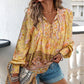 💖VÂNZARE ÎN ULTIMA ZI 50% REDUCERE💖Moda femeilor imprimate v-Neck Long Sleeve Shirt