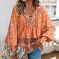 💖VÂNZARE ÎN ULTIMA ZI 50% REDUCERE💖Moda femeilor imprimate v-Neck Long Sleeve Shirt