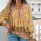 💖VÂNZARE ÎN ULTIMA ZI 50% REDUCERE💖Moda femeilor imprimate v-Neck Long Sleeve Shirt