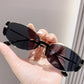 😎 Ochelari de Soare Retro Femei - Ramă Ovală Îngustă 🌟 | 100% UV400
