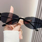 😎 Ochelari de Soare Retro Femei - Ramă Ovală Îngustă 🌟 | 100% UV400