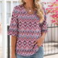 🔥2025 Produse noi🔥Femeii Elegant Ruffle Sleeve V-Neck Topuri