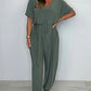 👗 Jumpsuit V-neck bumbac | Lejeră & elegantă 💃