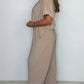 👗 Jumpsuit V-neck bumbac | Lejeră & elegantă 💃