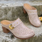 👡 Sandale femei cu toc gros 🌟