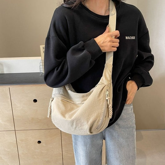 😍Designer Vânzări directe👜Femeii Moda culoare simplu Crossbody Hobo Bag