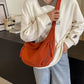 😍Designer Vânzări directe👜Femeii Moda culoare simplu Crossbody Hobo Bag