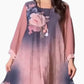 ☀️ Rochie de Vară Florală | Mâneci Transparente & Gât Rotund 👗 | S-4XL