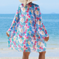 🏖️ Set 3 piese costum de baie multicolor pentru femei 🌈