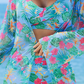 🏖️ Set 3 piese costum de baie multicolor pentru femei 🌈