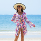 🏖️ Set 3 piese costum de baie multicolor pentru femei 🌈