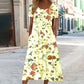 🌺 Rochie maxi florală | De la plajă la eveniment