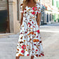 🌺 Rochie maxi florală | De la plajă la eveniment