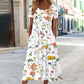 🌺 Rochie maxi florală | De la plajă la eveniment