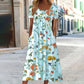 🌺 Rochie maxi florală | De la plajă la eveniment