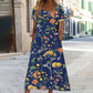 🌺 Rochie maxi florală | De la plajă la eveniment