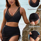 💐Costum de baie bikini cu talie înaltă – 2 piese🔥